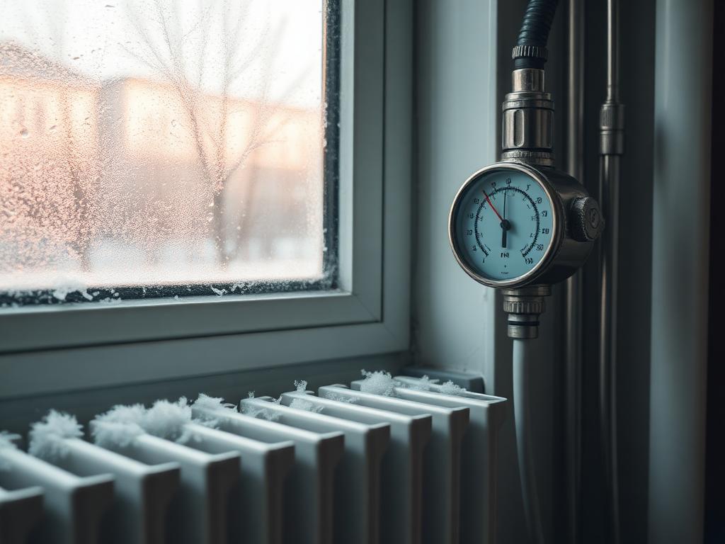 Radiateur froid et contrôle du circulateur pendant une vague de froid à Clamart