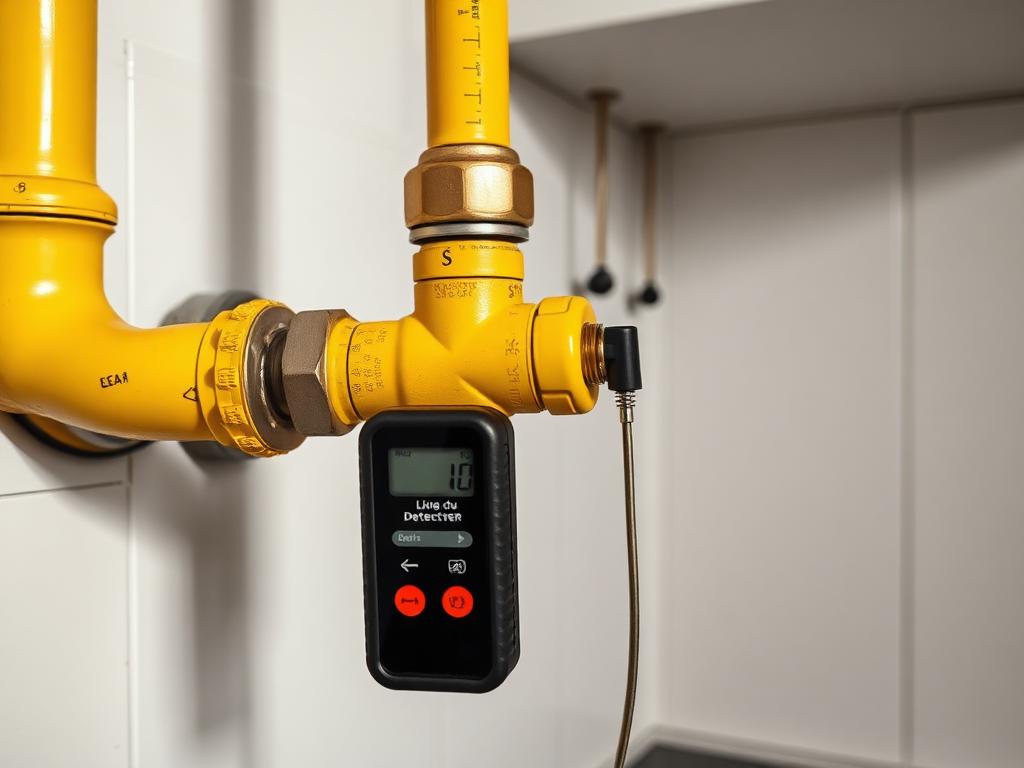 Contrôle d'étanchéité du réseau gaz avec détecteur après signalement d'odeur à Malakoff